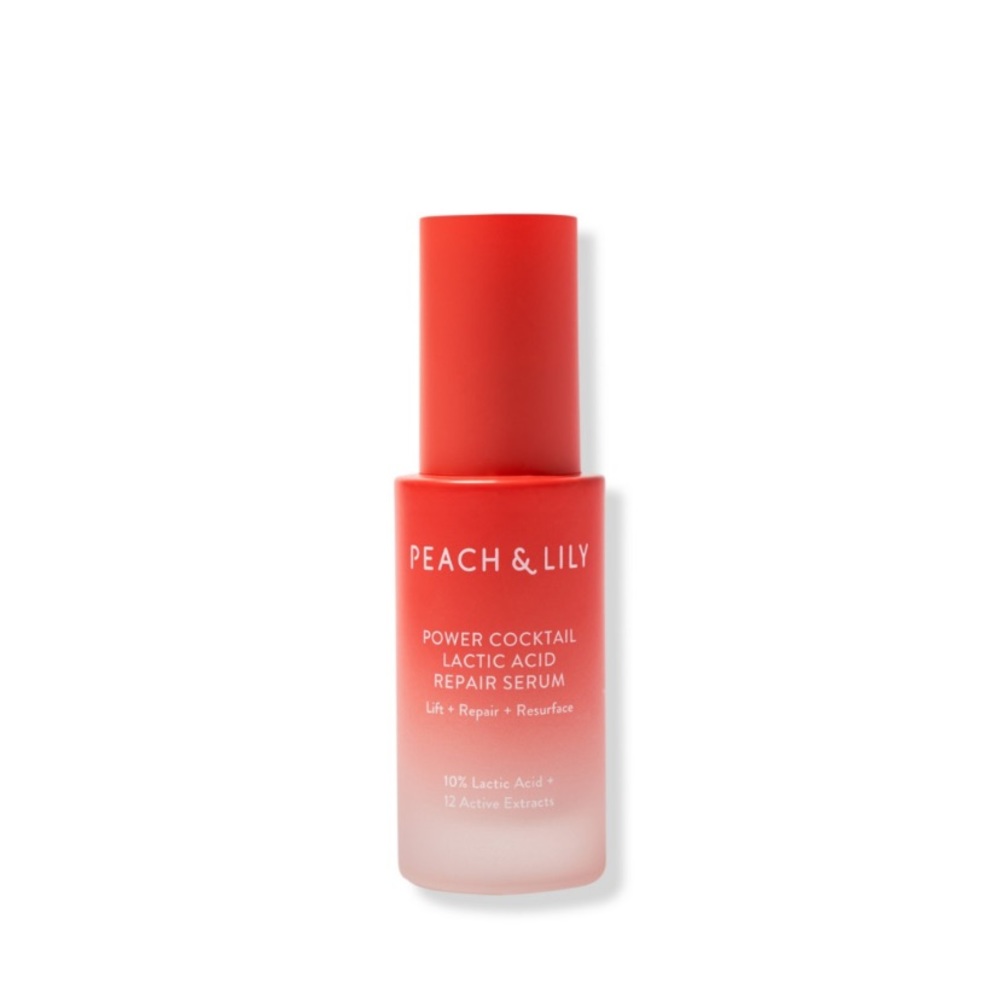Peach & Lily Power Cocktail Lactic Acid Repair Serum NWT INIB